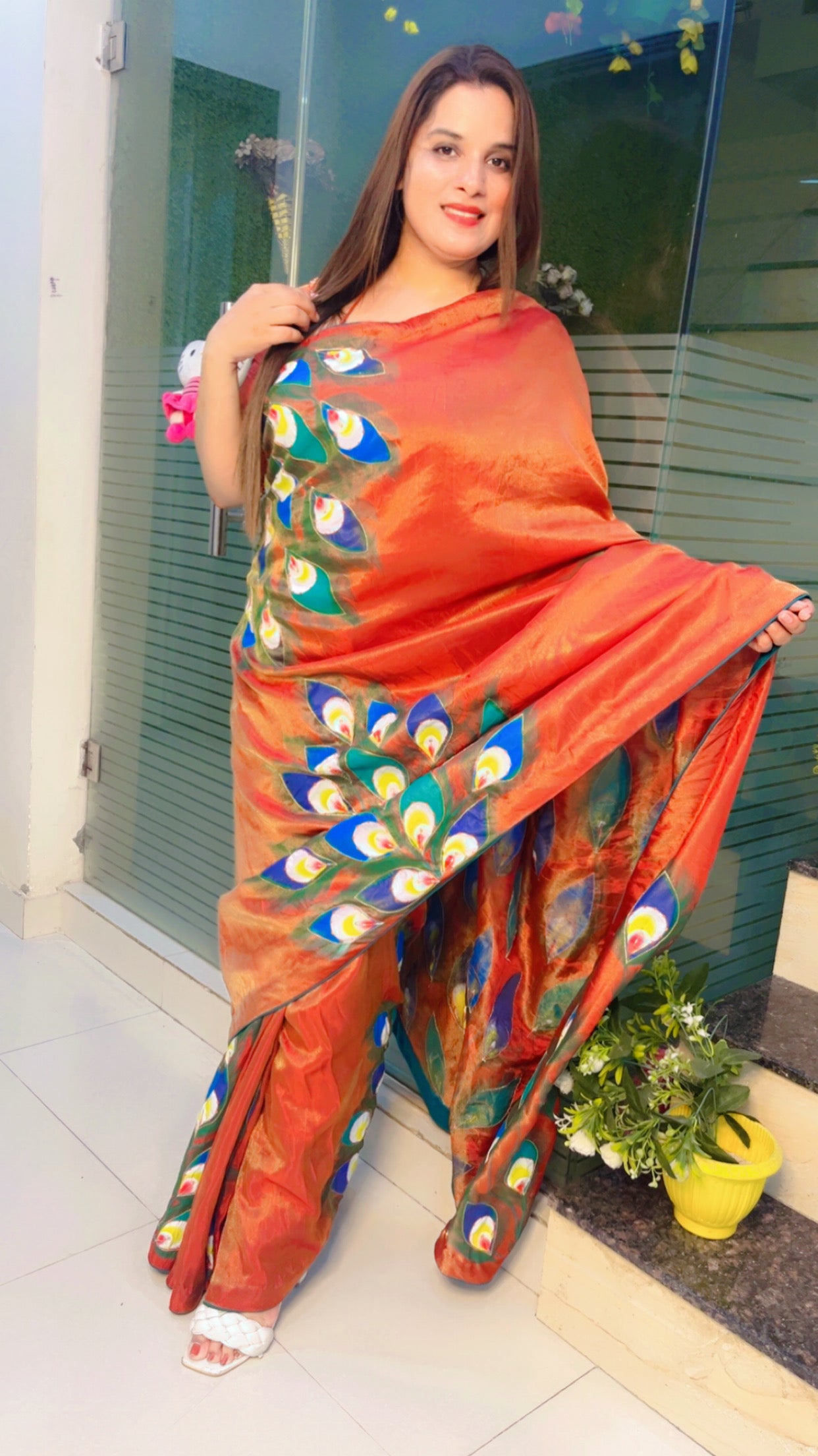 Hand-Painted Sarees