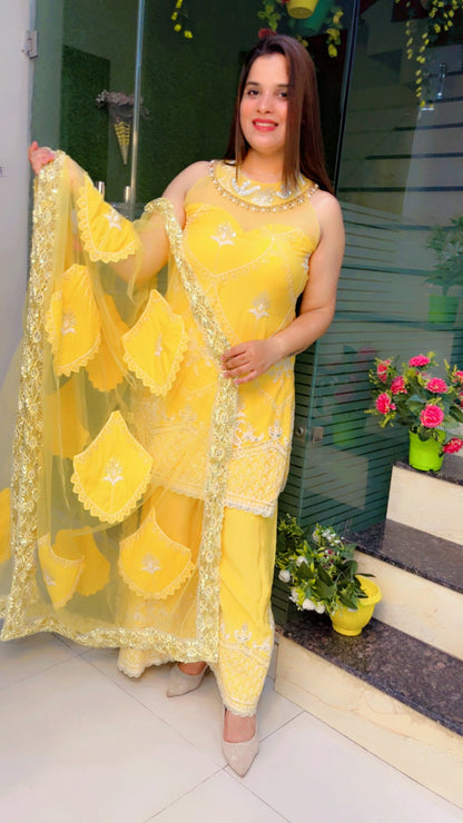 Yellow Suits for Weddings (PS011)