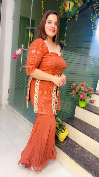 Brown Designer Co-ord For Weddings (CS009)