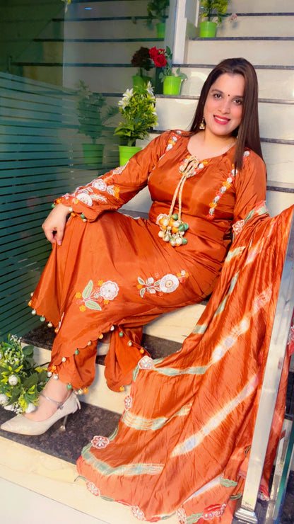 Embroidered Pakistani Suit