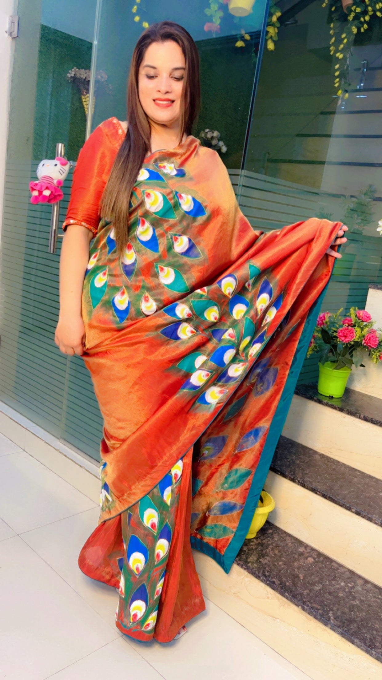 Hand-Painted Sarees