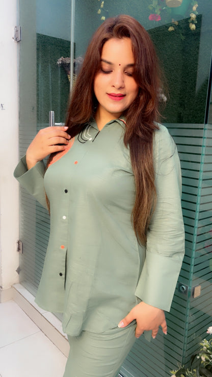 Embroidered Co-ord Set
