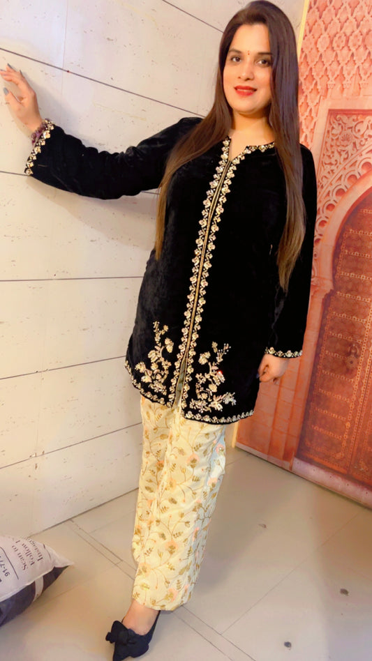 Embroidered Winter Co-ord