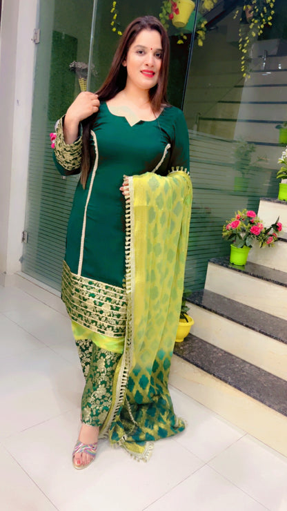 Green Designer Salwar Suit (SS010)