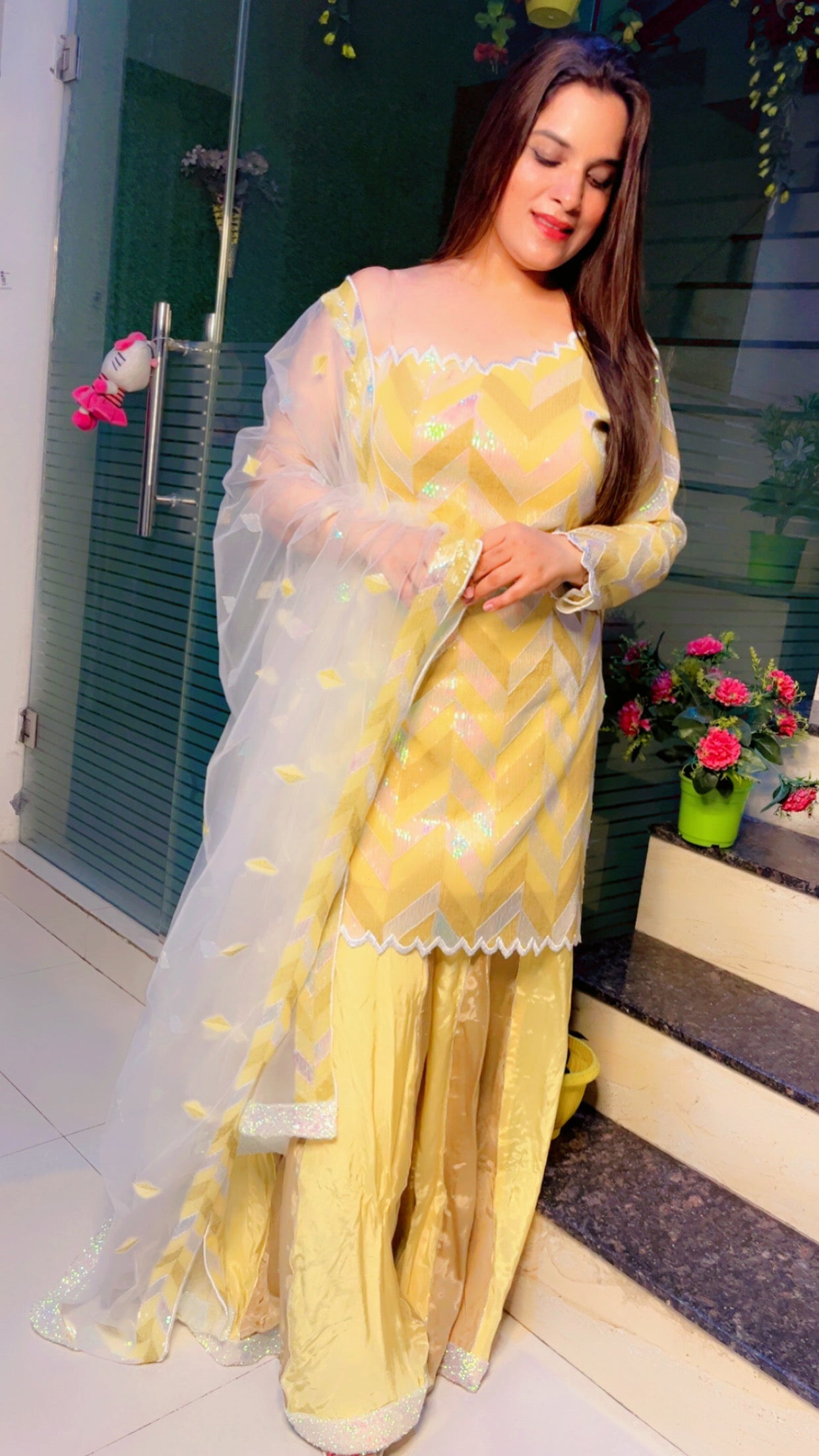 Yellow Designer Wedding Suit (PS010)