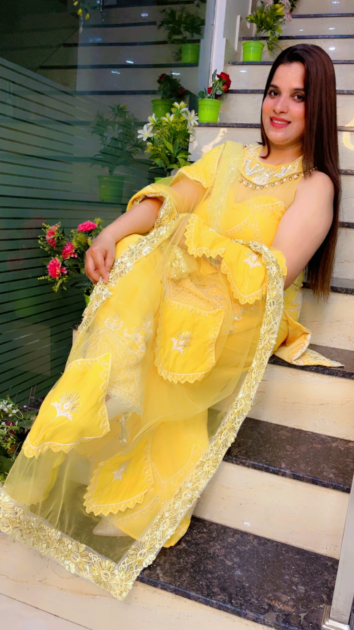 Yellow Suits for Weddings (PS011)