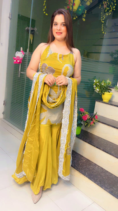 Mustard Designer Suit for Weddings (SH001)