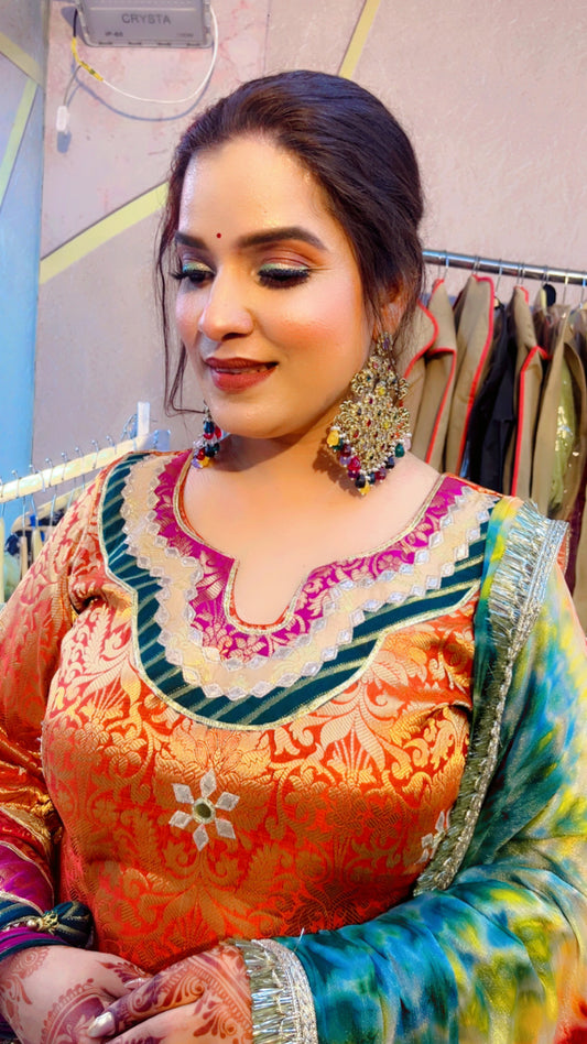 Banarasi Skirt Suit for Weddings