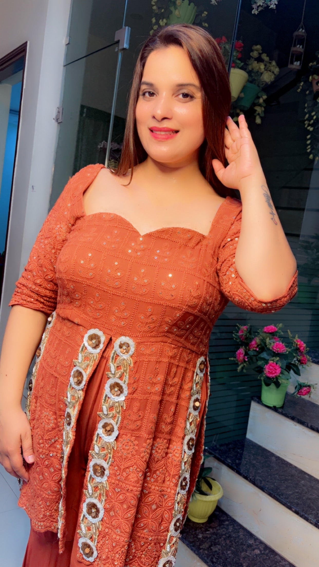 Brown Designer Co-ord For Weddings (CS009)
