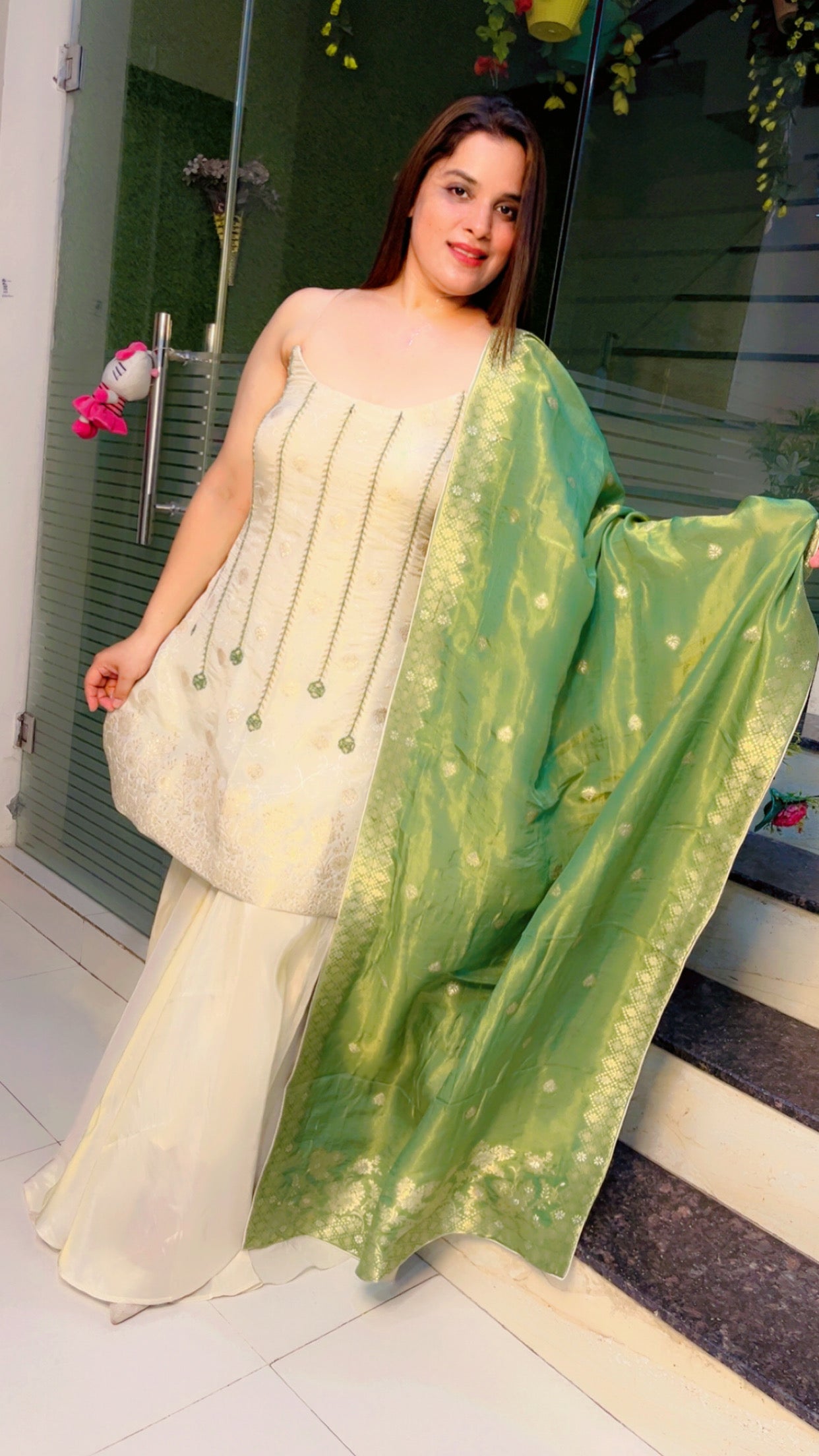Ivory Wedding Wear Suit (SH002)