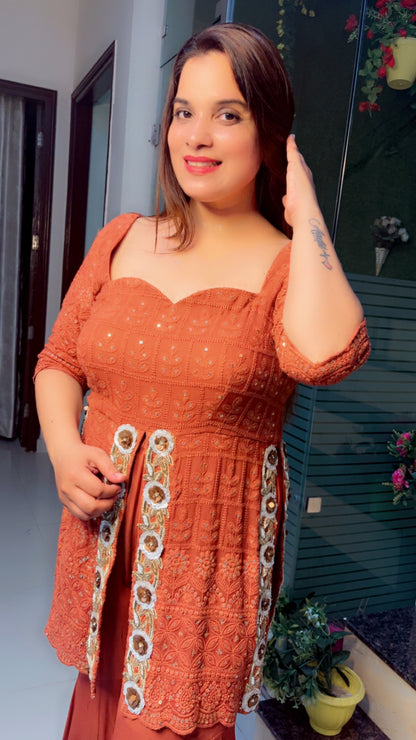 Brown Designer Co-ord For Weddings (CS009)