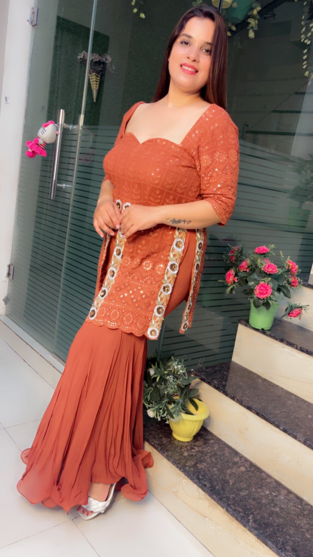 Brown Designer Co-ord For Weddings (CS009)