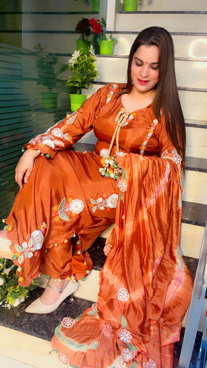 Embroidered Pakistani Suit