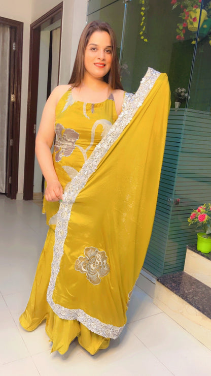 Mustard Designer Suit for Weddings (SH001)