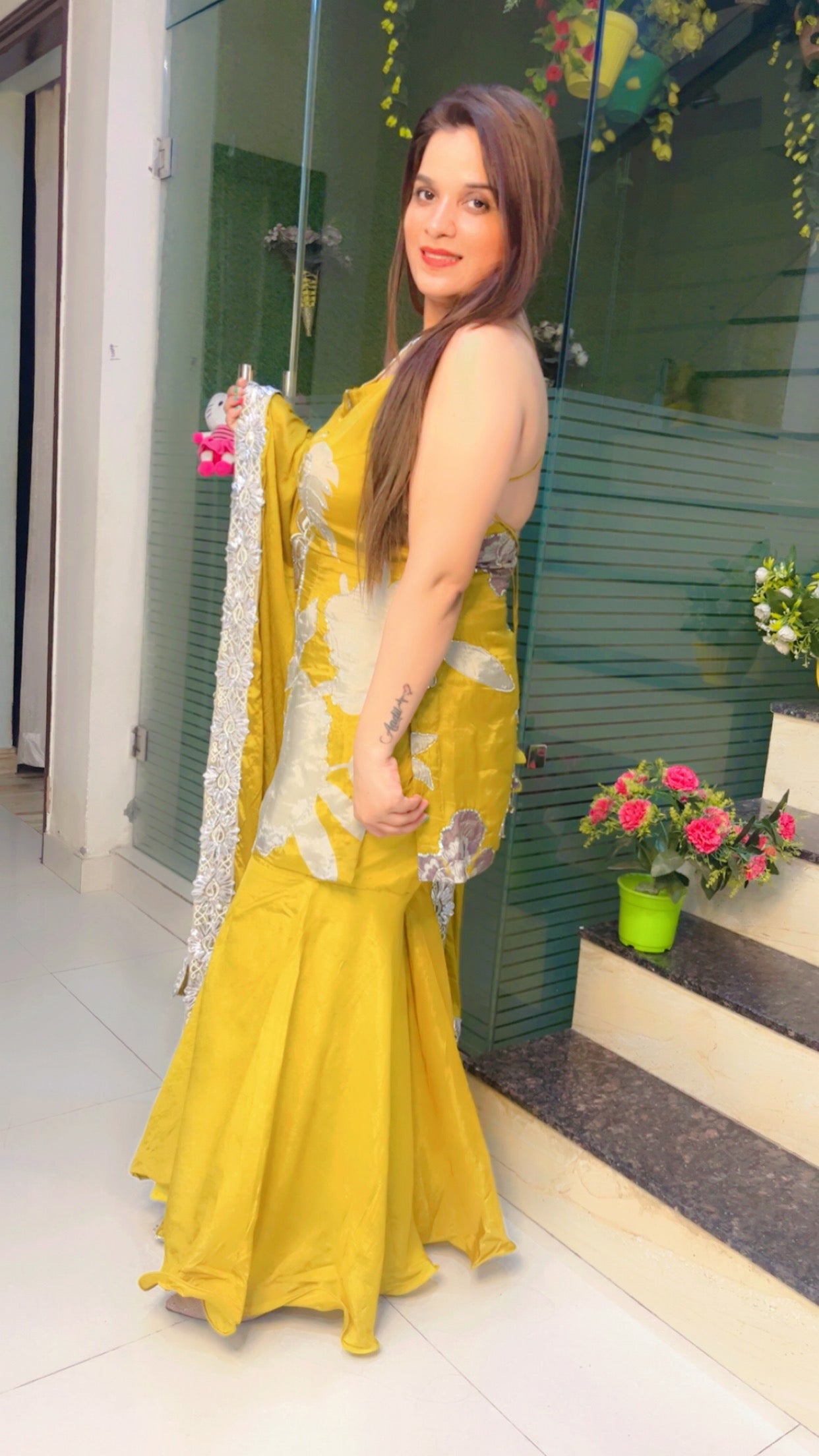 Mustard Designer Suit for Weddings (SH001)