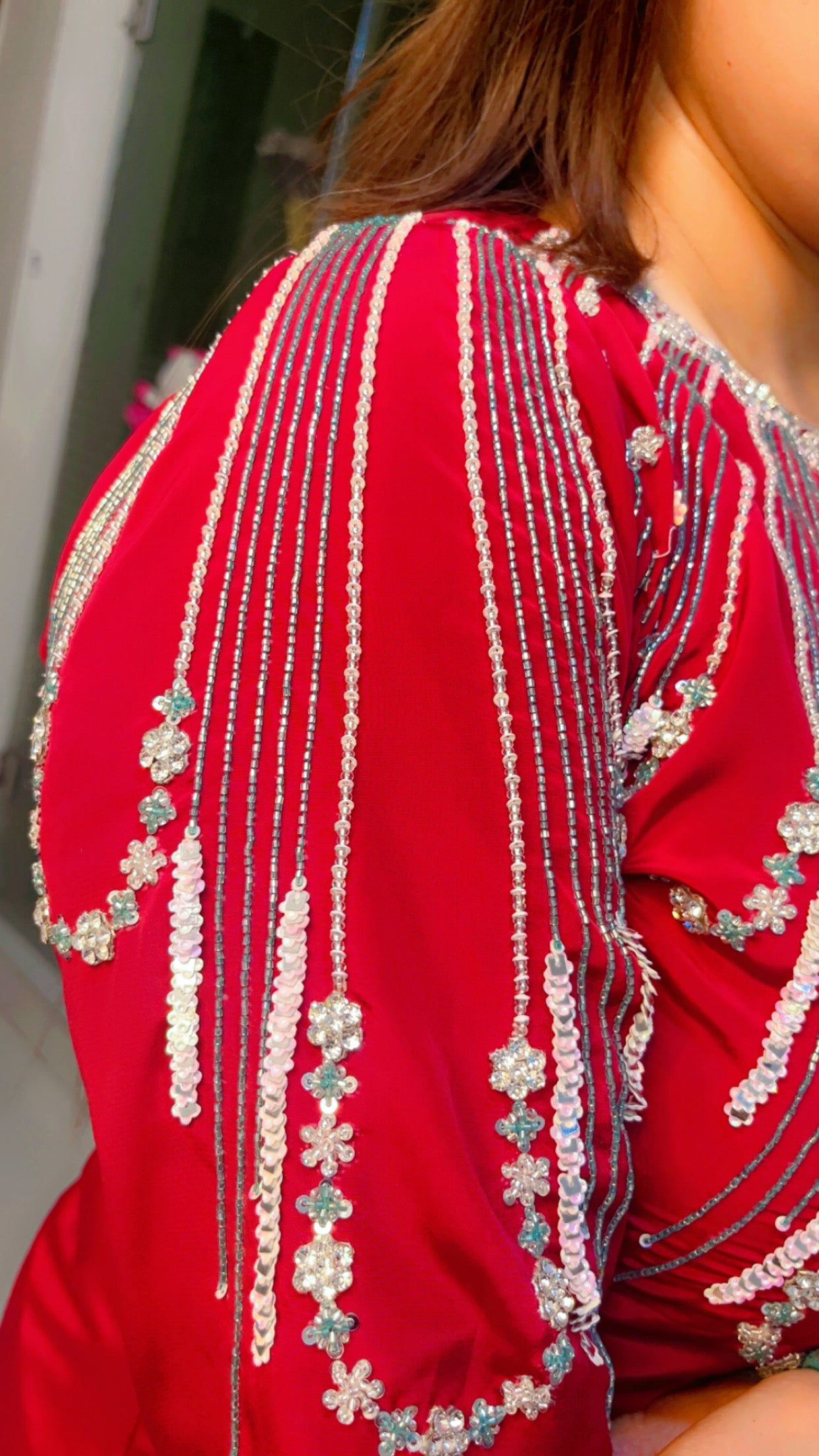 Embroidered Dhoti Suit