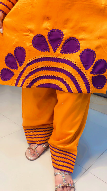 Designer Kurti With Farshi Salwar For Summer (KS)