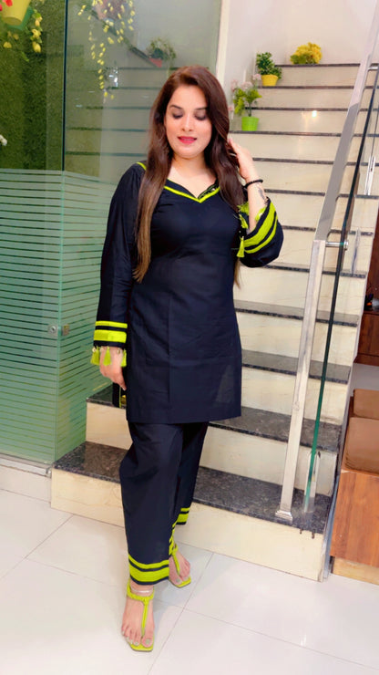 Cotton Designer Kurti Set