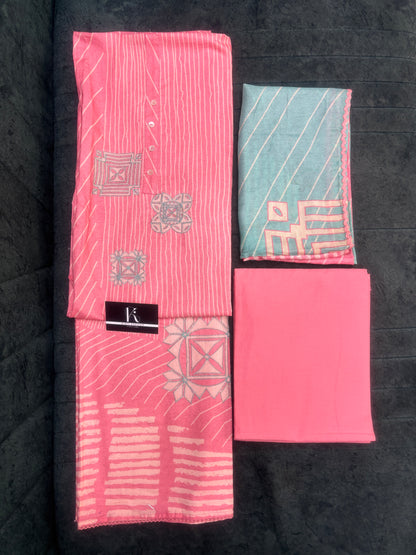 Cotton Unstitched Suit Material (US021)