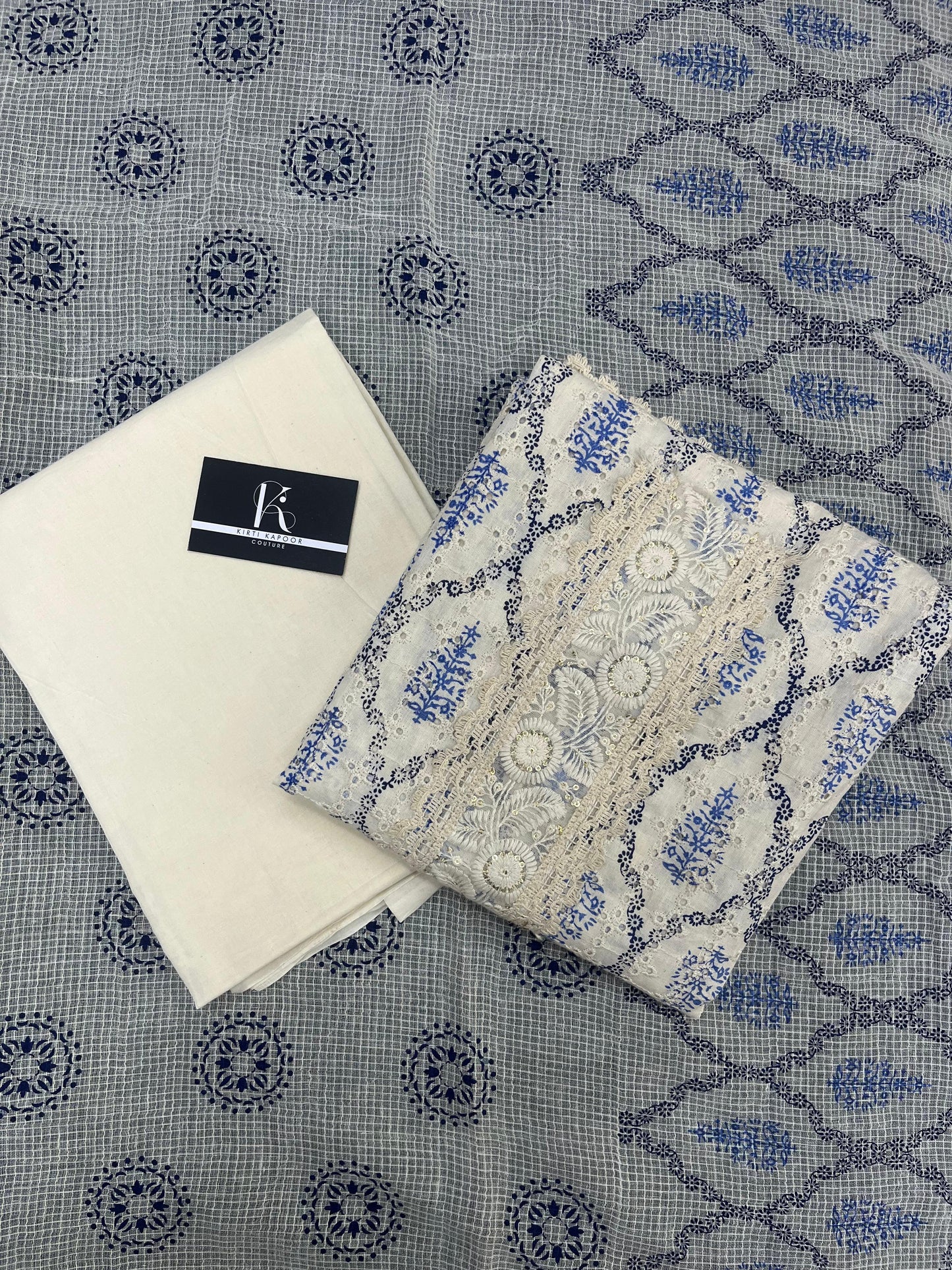 White Chicken Unstitched Suit Material (US)