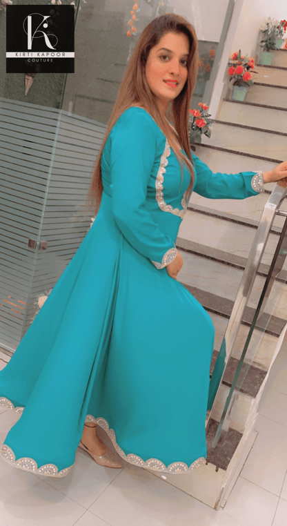 A - Line Designer Dress For Casual Parties - Kirti Kapoor Couture