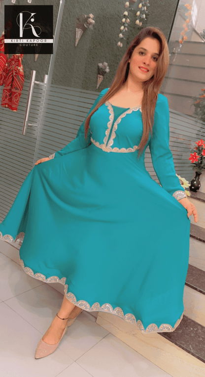 A - Line Designer Dress For Casual Parties - Kirti Kapoor Couture