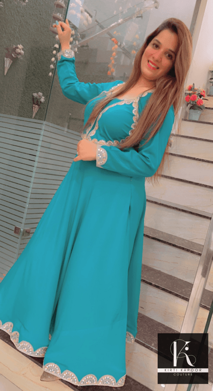 A - Line Designer Dress For Casual Parties - Kirti Kapoor Couture