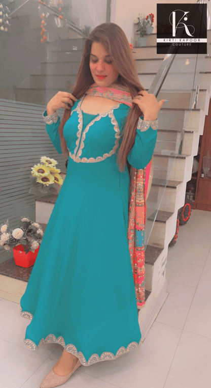 A - Line Designer Dress For Casual Parties - Kirti Kapoor Couture
