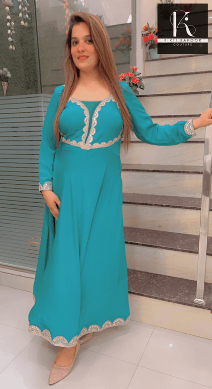 A - Line Designer Dress For Casual Parties - Kirti Kapoor Couture