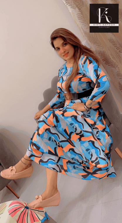 Blue - tiful Dress by Kirti Kapoor - Kirti Kapoor Couture