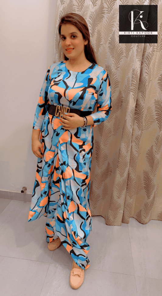 Blue - tiful Dress by Kirti Kapoor - Kirti Kapoor Couture