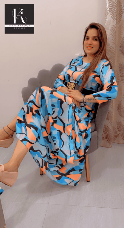 Blue - tiful Dress by Kirti Kapoor - Kirti Kapoor Couture
