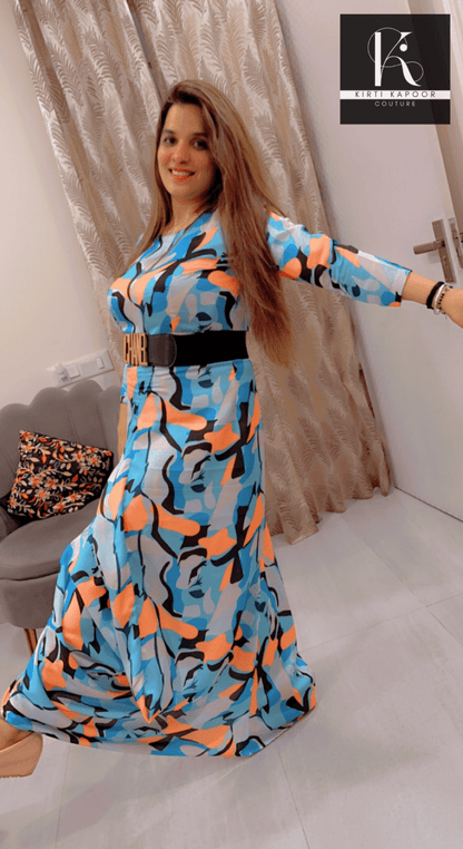 Blue - tiful Dress by Kirti Kapoor - Kirti Kapoor Couture