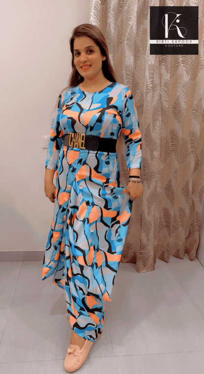 Blue - tiful Dress by Kirti Kapoor - Kirti Kapoor Couture