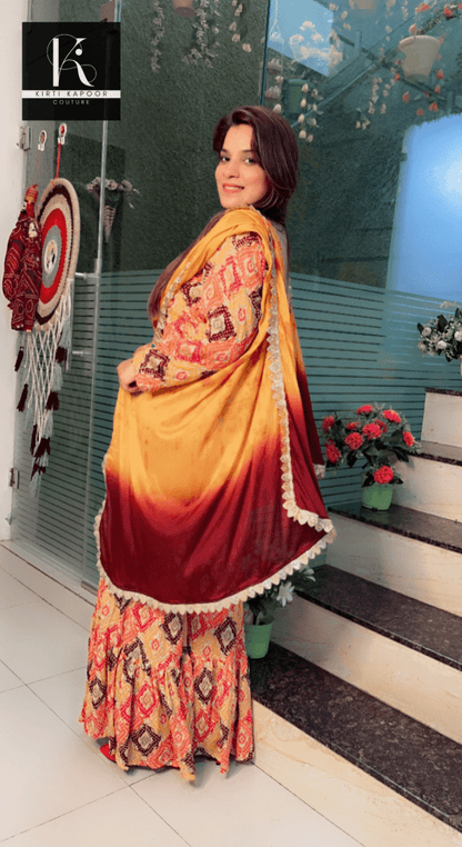 Boutique Fabric Sharara Suit for Festivals - Kirti Kapoor Couture