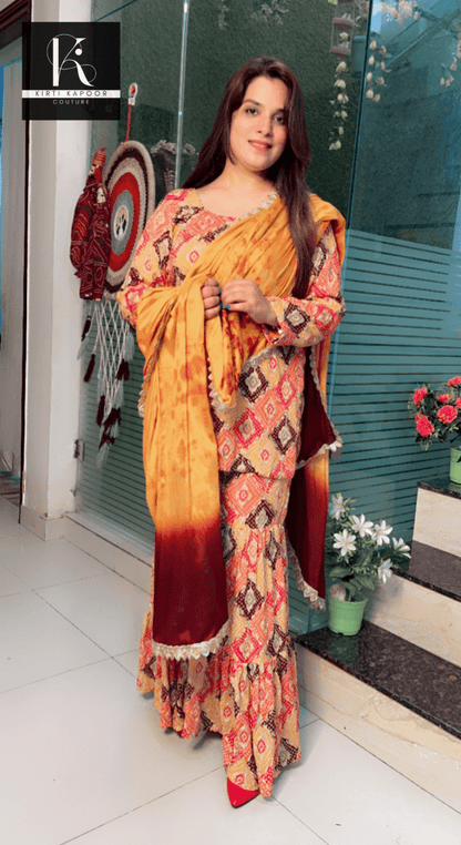 Boutique Fabric Sharara Suit for Festivals - Kirti Kapoor Couture