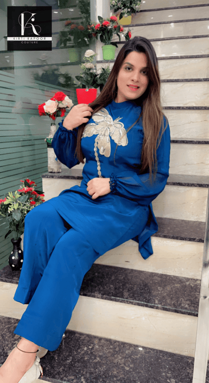 Butterfly Embroidered Co - ord Set - Kirti Kapoor Couture