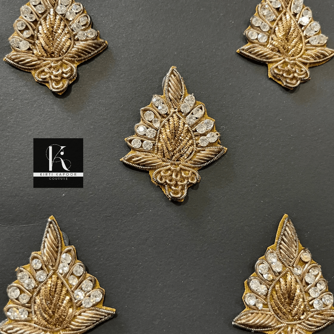 Chandla-Dabka Leaf Patch - Kirti Kapoor Couture