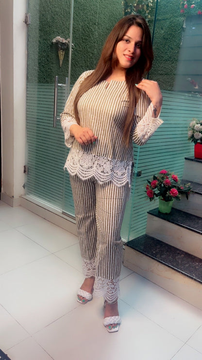 Cotton Co - ord Set - Kirti Kapoor Couture