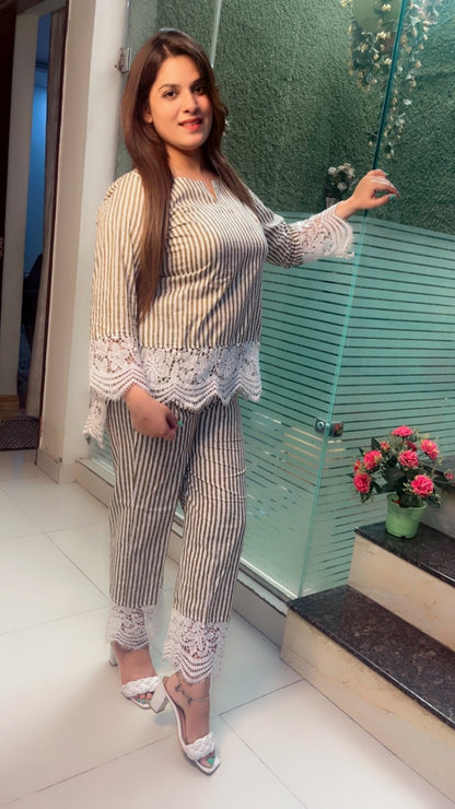 Cotton Co - ord Set - Kirti Kapoor Couture