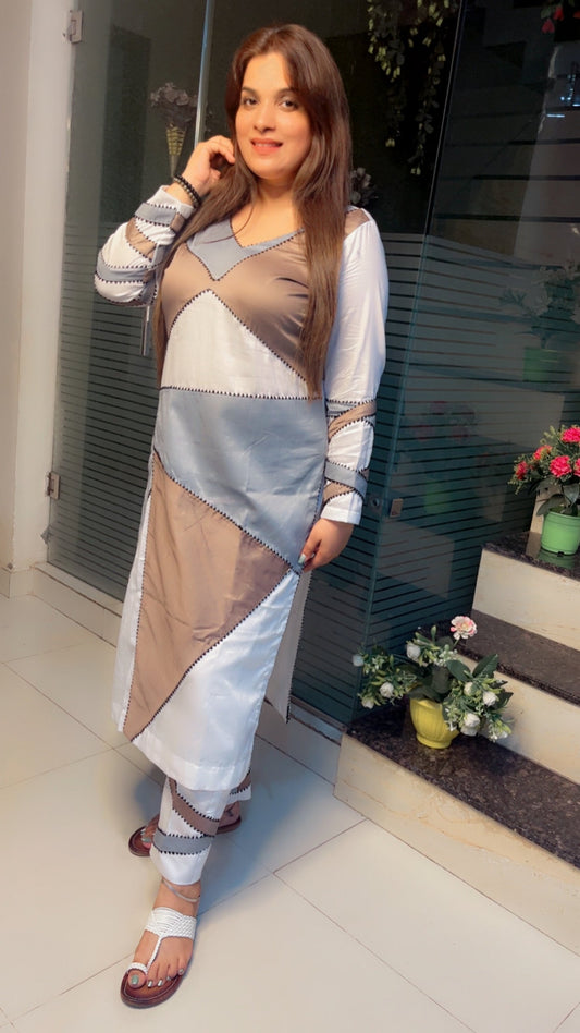 Cotton Designer Kurti Set - Kirti Kapoor Couture