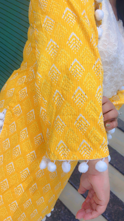 Cotton Designer Pakistani Style Kurti Set - Kirti Kapoor Couture