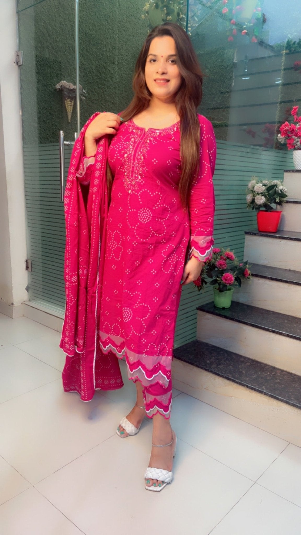 Cotton Designer Suit - Kirti Kapoor Couture