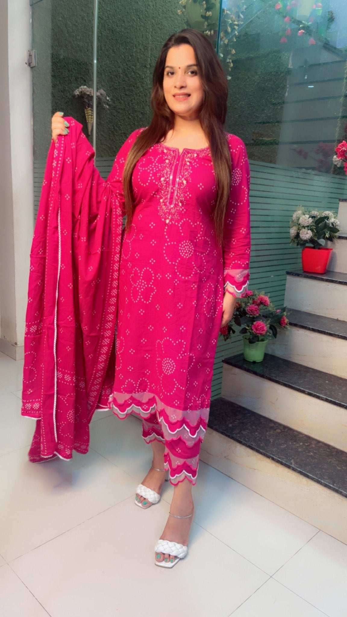 Cotton Designer Suit - Kirti Kapoor Couture