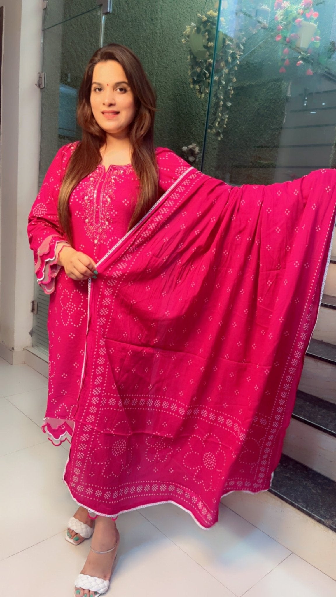 Cotton Designer Suit - Kirti Kapoor Couture