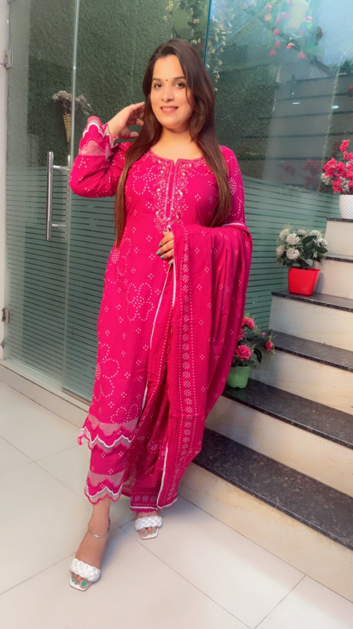 Cotton Designer Suit - Kirti Kapoor Couture
