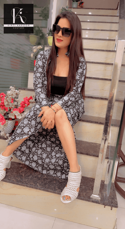 Cotton Drape Dress - Customisation Options Available - Kirti Kapoor Couture