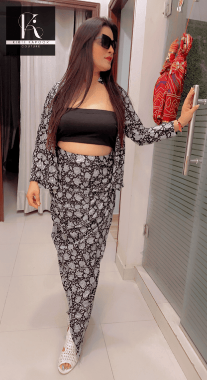Cotton Drape Dress - Customisation Options Available - Kirti Kapoor Couture