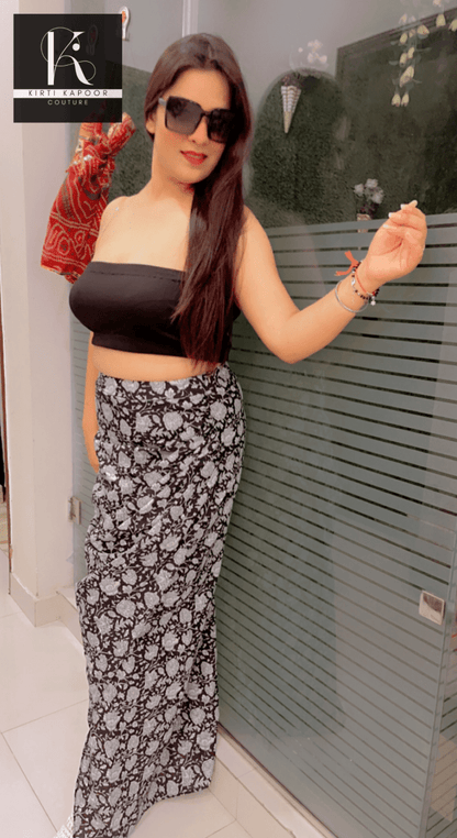 Cotton Drape Dress - Customisation Options Available - Kirti Kapoor Couture