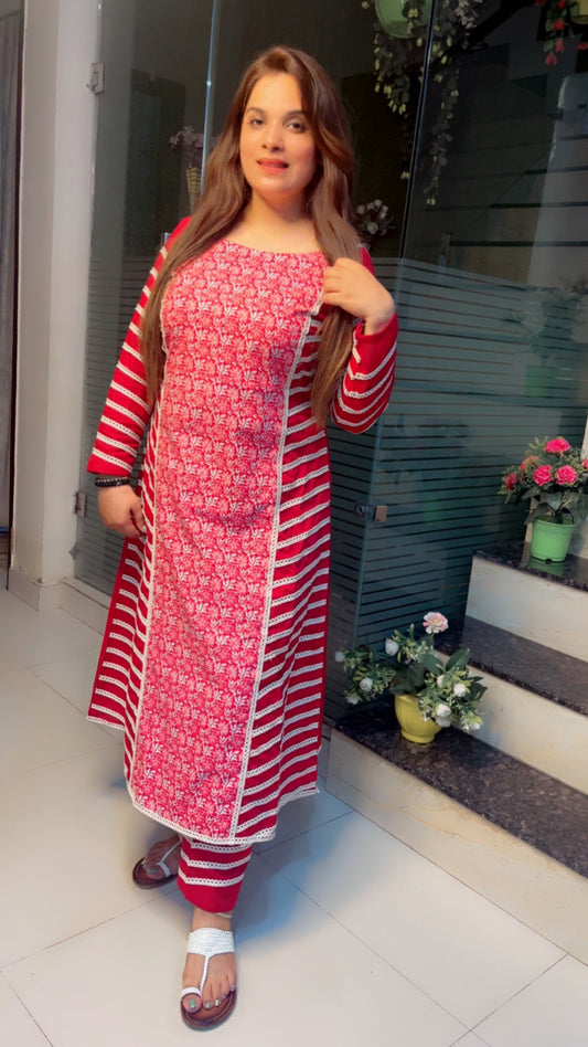 Cotton Printed Kurti Set - Kirti Kapoor Couture